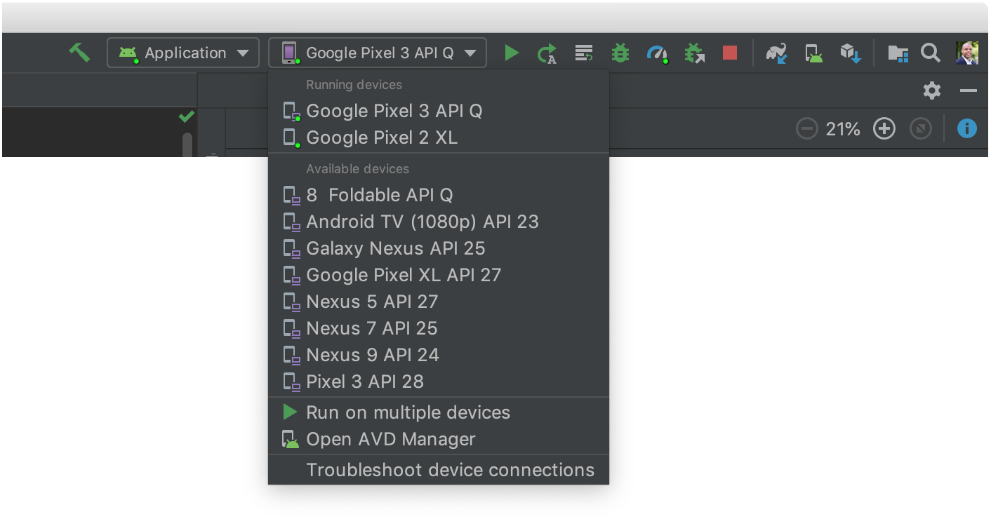 android emulator mac os not detecting connected device